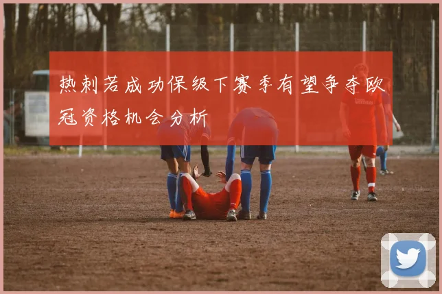 热刺若成功保级下赛季有望争夺欧冠资格机会分析